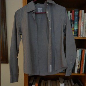 Grey Brooks Brothers non-iron shirt